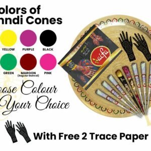 8 Colors of Mehndi Cones